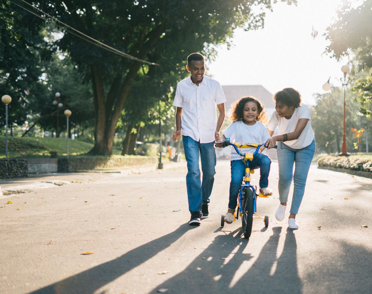 A family with children, representing dependents who life insurance is meant to protect