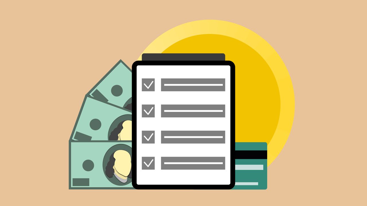 A balance scale weighing savings against debt repayment